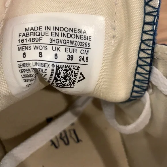 Converse All Star Low Denim Men’s Size 8 - Picture 3 of 5